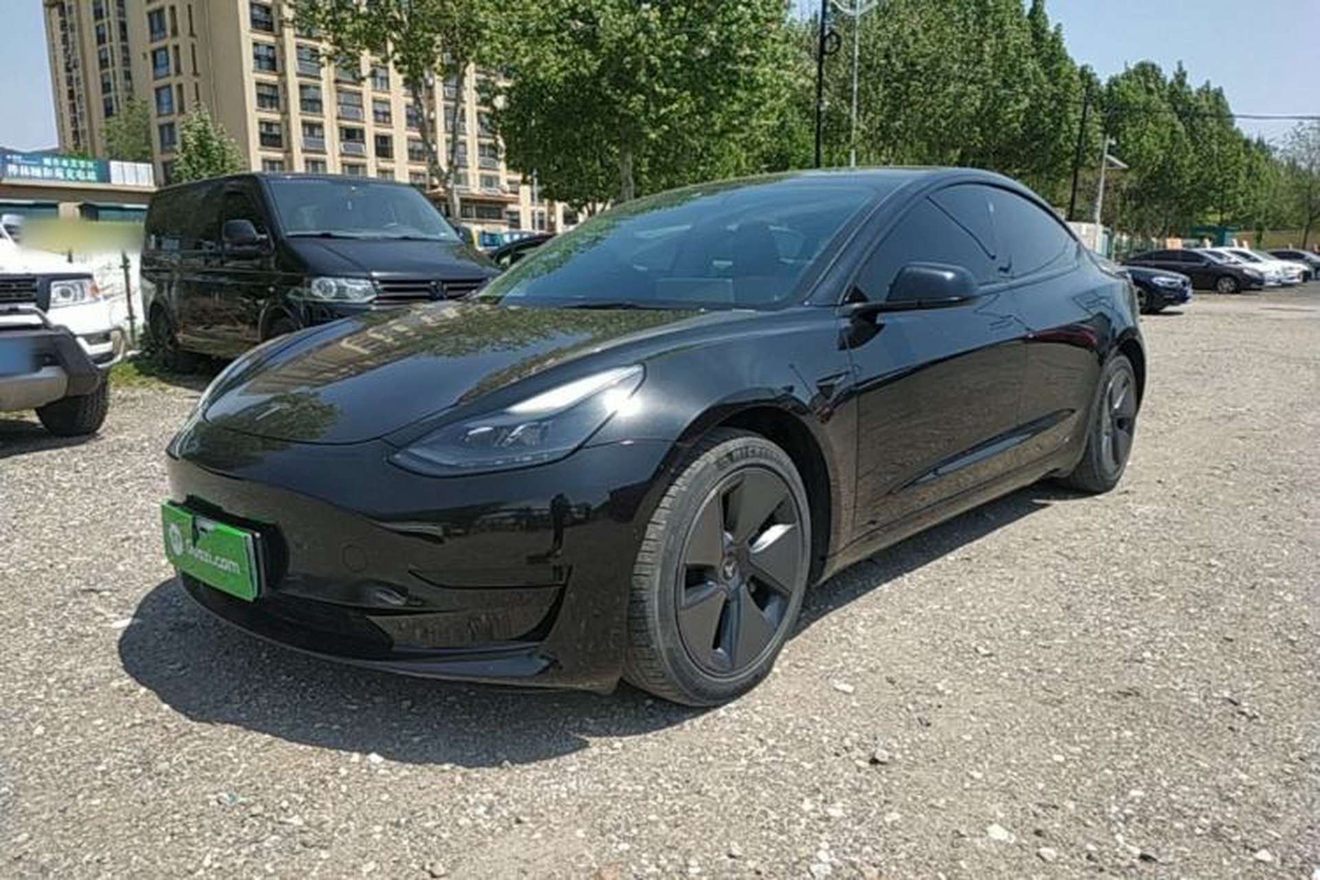 Used Tesla Model 3 2021 Standard Range Rear-Wheel Drive Upgraded Version 3D6 Front Left 45 Deg