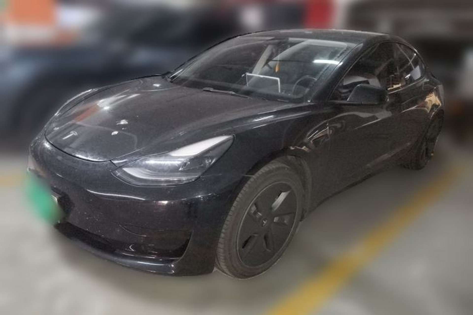 Used Tesla Model 3 2021 Revised Version Standard Range Rear-Wheel Drive Upgraded Edition 3D1 Front Left 45 Deg