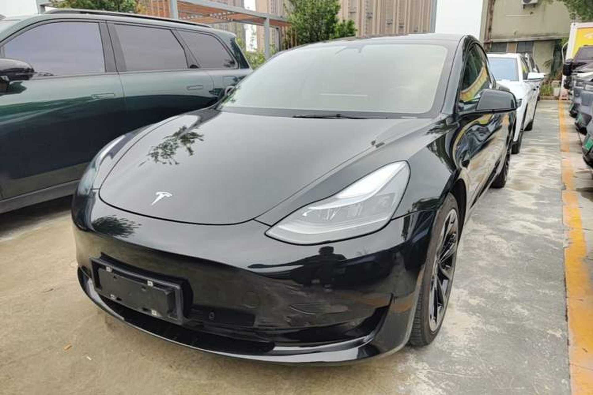 Used Tesla Model 3 2021 Revised Version Standard Range Rear-Wheel Drive Upgraded Edition 3D1 Front Left 45 Deg