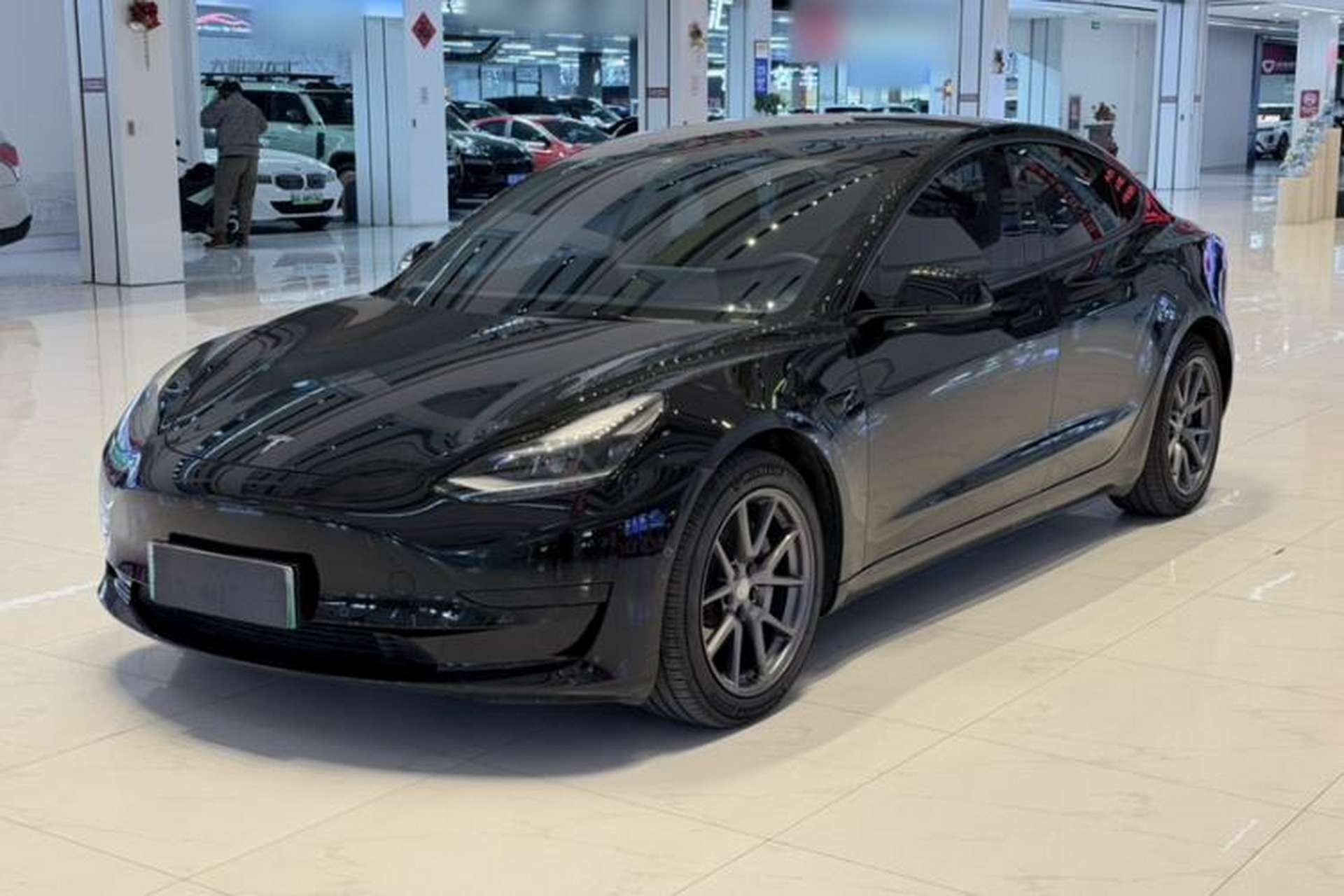 Used Tesla Model 3 2021 Standard Range Rear-Wheel Drive Upgraded Version 3D6 Front Left 45 Deg