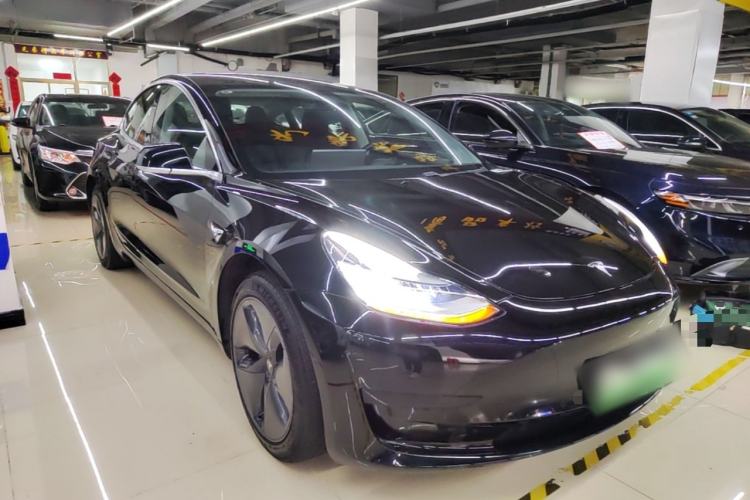 Used Tesla Model 3 2021 Standard Range Rear-Drive Upgraded Version Front Right 45 Deg