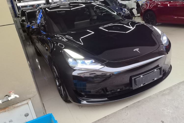 Used Tesla Model 3 2021 Standard Range Rear-Drive Upgraded Version Front Right 45 Deg