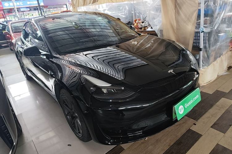 Used Tesla Model 3 2021 Revised Version Standard Range Rear-Wheel Drive Upgraded Edition 3D1 Front Right 45 Deg