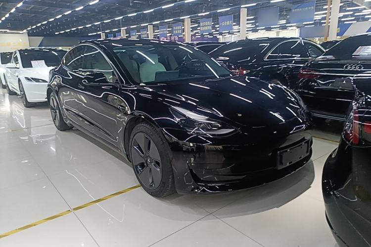 Used Tesla Model 3 2021 Standard Range Rear-Wheel Drive Upgraded Version 3D6 Front Right 45 Deg