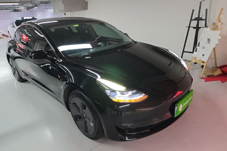 Used Tesla Model 3 2021 Standard Range Rear-Drive Upgraded Version Front Right 45 Deg