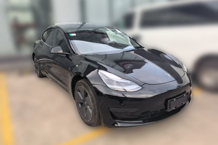 Used Tesla Model 3 2021 Standard Range Rear-Drive Upgraded Version Front Right 45 Deg