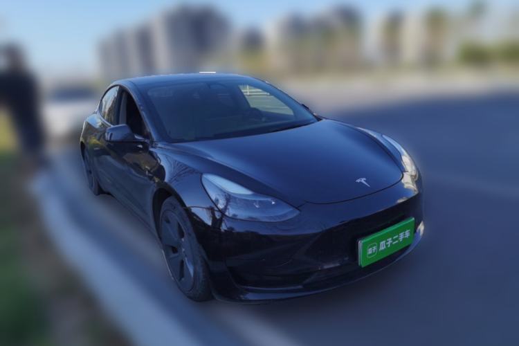 Used Tesla Model 3 2021 Standard Range Rear-Drive Upgraded Version Front Right 45 Deg