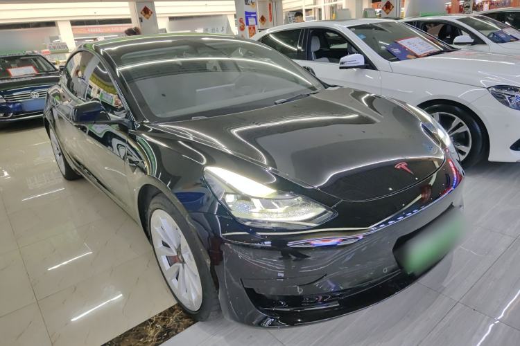 Used Tesla Model 3 2021 Standard Range Rear-Drive Upgraded Version Front Right 45 Deg