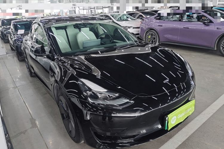 Used Tesla Model 3 2021 Revised Version Standard Range Rear-Wheel Drive Upgraded Edition 3D1 Front Right 45 Deg