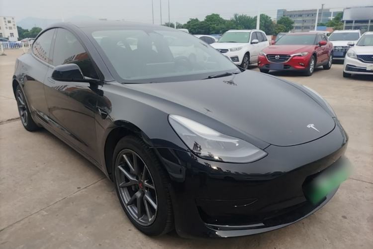 Used Tesla Model 3 2021 Standard Range Rear-Drive Upgraded Version Front Right 45 Deg