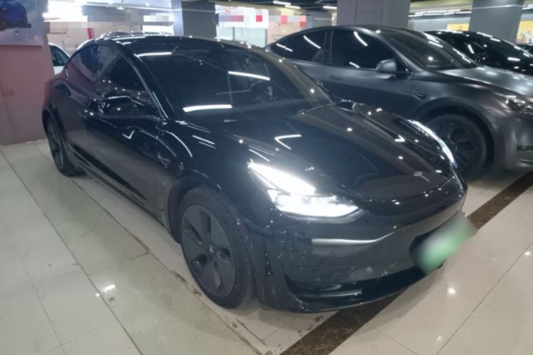 Used Tesla Model 3 2021 Standard Range Rear-Drive Upgraded Version Front Right 45 Deg