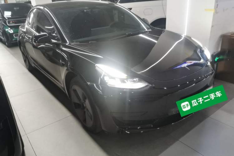 Used Tesla Model 3 2021 Revised Version Standard Range Rear-Wheel Drive Upgraded Edition 3D1 Front Right 45 Deg