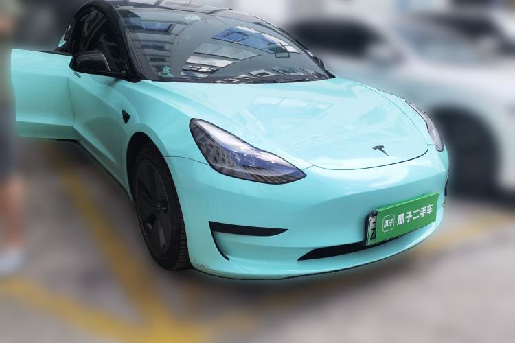Used Tesla Model 3 2021 Standard Range Rear-Wheel Drive Upgraded Version 3D6 Front Right 45 Deg