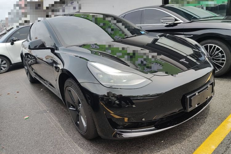 Used Tesla Model 3 2021 Revised Version Standard Range Rear-Wheel Drive Upgraded Edition 3D1 Front Right 45 Deg