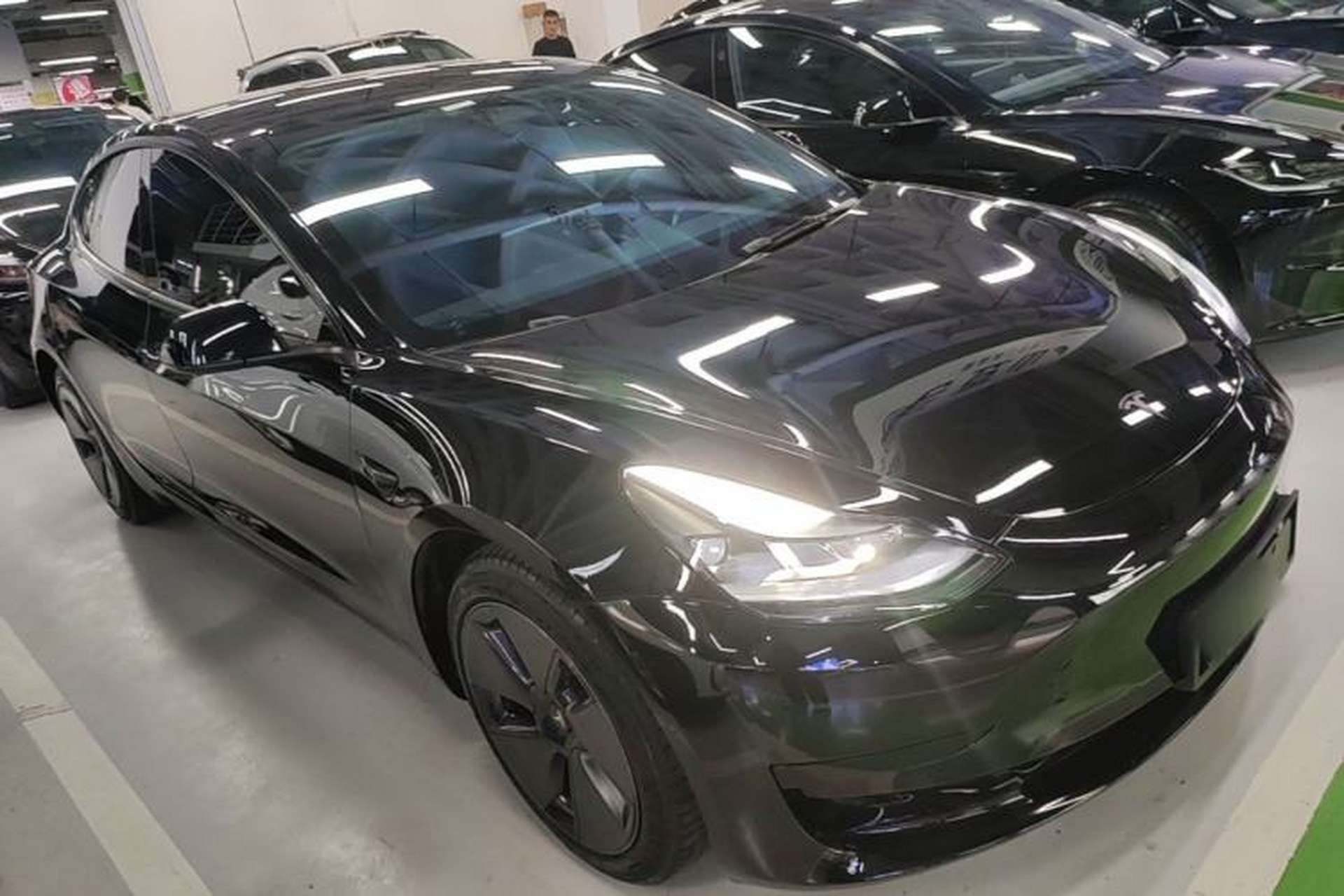Used Tesla Model 3 2021 Revised Version Standard Range Rear-Wheel Drive Upgraded Edition 3D1 Front Right 45 Deg