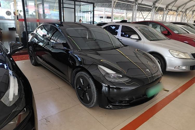 Used Tesla Model 3 2021 Standard Range Rear-Wheel Drive Upgraded Version 3D6 Front Right 45 Deg