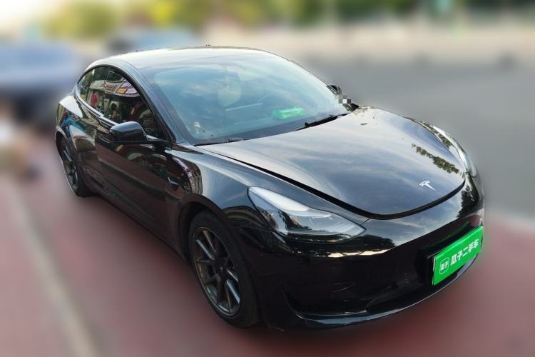 Used Tesla Model 3 2021 Revised Version Standard Range Rear-Wheel Drive Upgraded Edition 3D1 Front Right 45 Deg