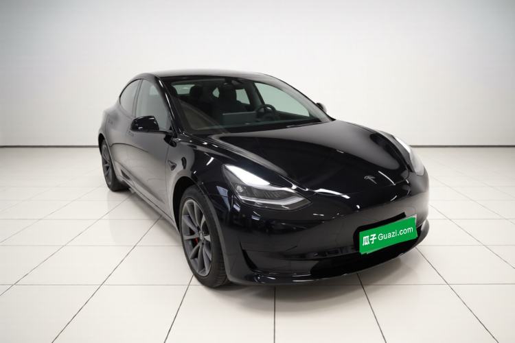 Used Tesla Model 3 2021 Standard Range Rear-Drive Upgraded Version Front Right 45 Deg