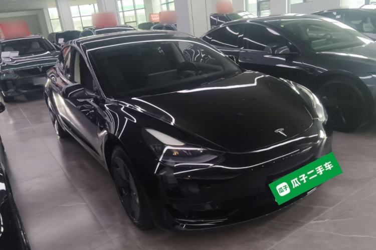 Used Tesla Model 3 2021 Standard Range Rear-Drive Upgraded Version Front Right 45 Deg