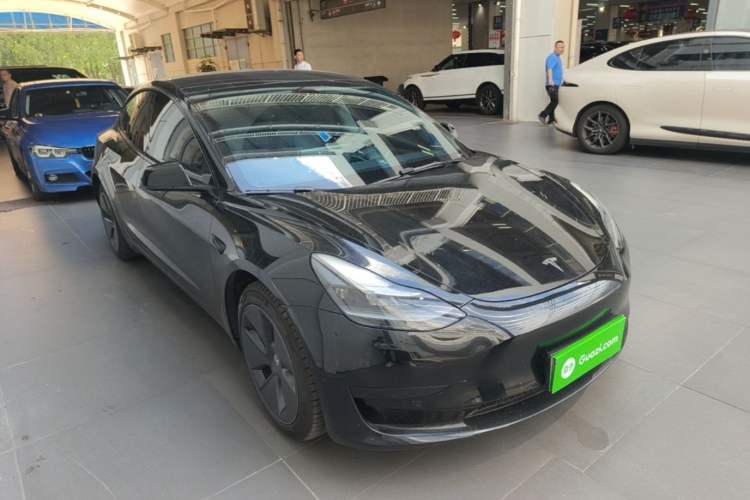 Used Tesla Model 3 2021 Standard Range Rear-Wheel Drive Upgraded Version 3D6 Front Right 45 Deg
