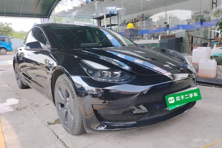 Used Tesla Model 3 2021 Standard Range Rear-Drive Upgraded Version Front Right 45 Deg