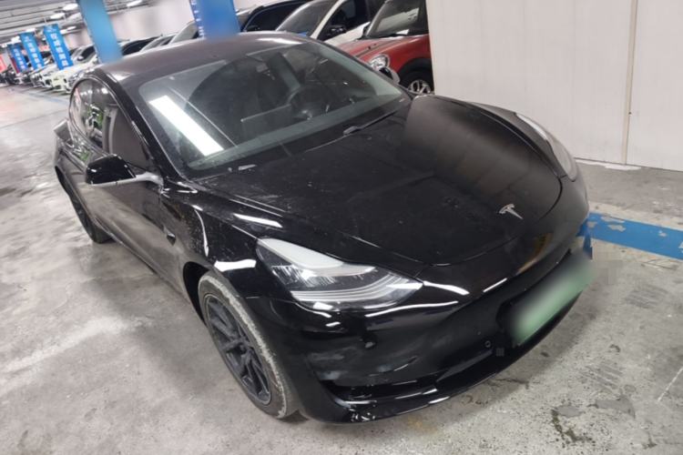 Used Tesla Model 3 2021 Standard Range Rear-Drive Upgraded Version Front Right 45 Deg