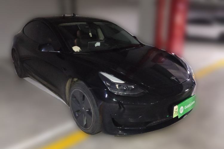 Used Tesla Model 3 2021 Revised Version Standard Range Rear-Wheel Drive Upgraded Edition 3D1 Front Right 45 Deg