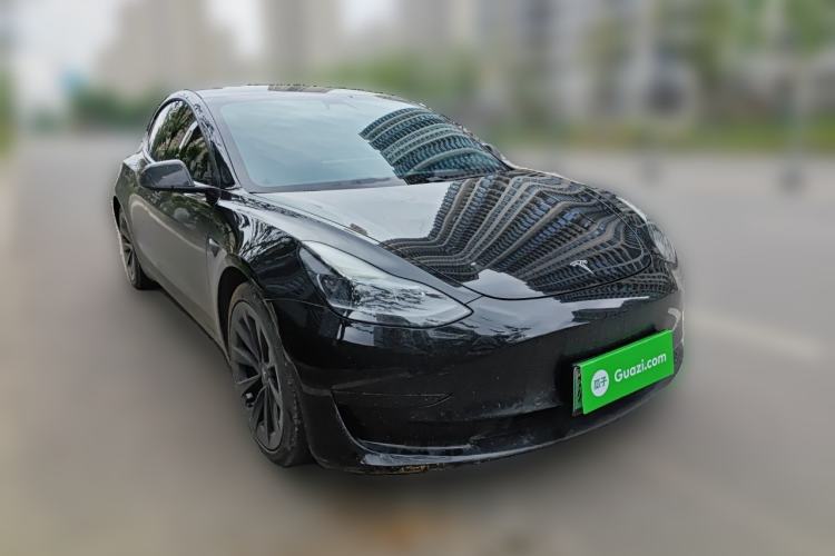 Used Tesla Model 3 2021 Standard Range Rear-Drive Upgraded Version Front Right 45 Deg