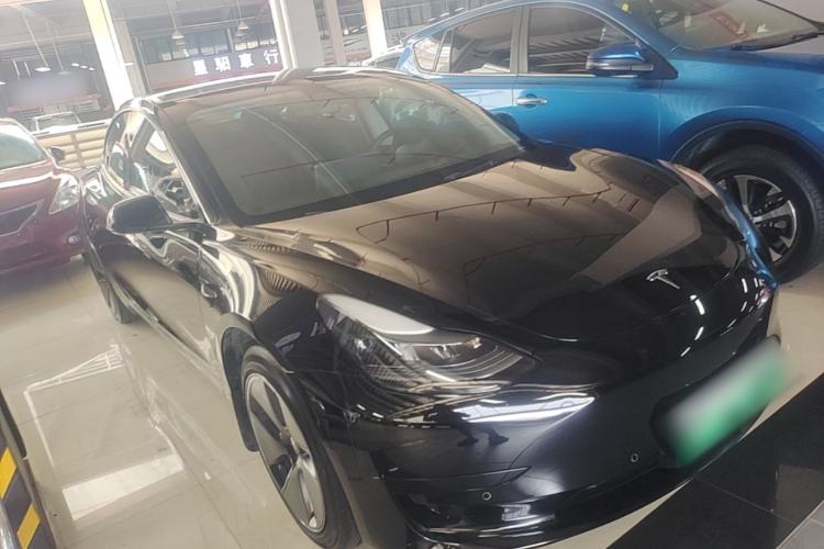 Used Tesla Model 3 2021 Standard Range Rear-Drive Upgraded Version Front Right 45 Deg