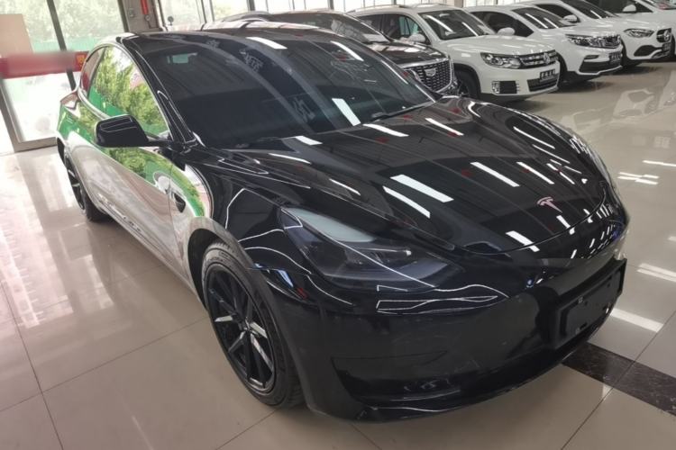 Used Tesla Model 3 2021 Standard Range Rear-Drive Upgraded Version Front Right 45 Deg