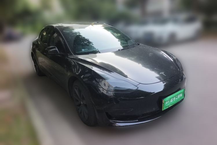 Used Tesla Model 3 2021 Standard Range Rear-Drive Upgraded Version Front Right 45 Deg