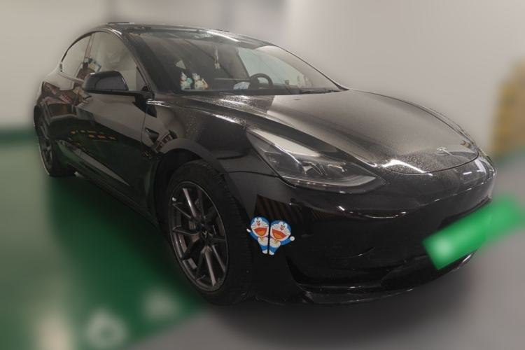 Used Tesla Model 3 2021 Standard Range Rear-Drive Upgraded Version Front Right 45 Deg