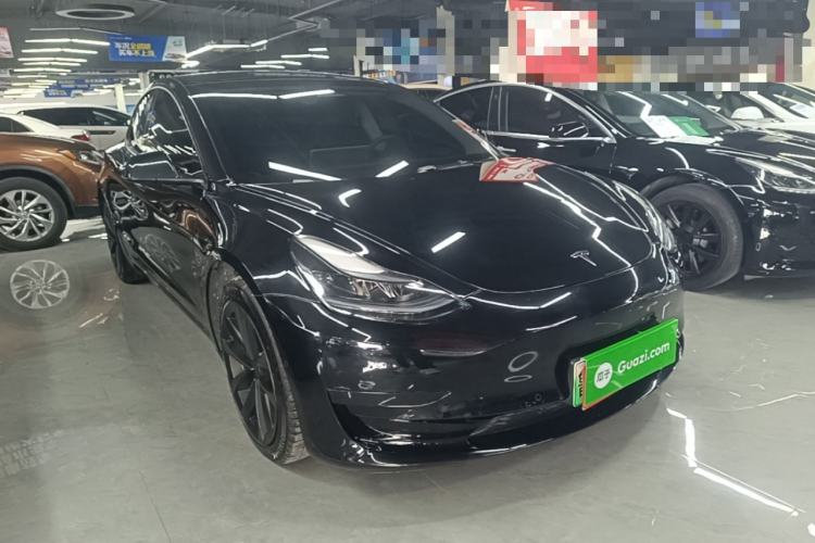 Used Tesla Model 3 2021 Revised Version Standard Range Rear-Wheel Drive Upgraded Edition 3D1 Front Right 45 Deg