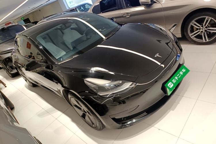 Used Tesla Model 3 2021 Revised Version Standard Range Rear-Wheel Drive Upgraded Edition 3D1 Front Right 45 Deg
