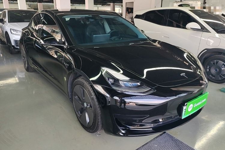 Used Tesla Model 3 2021 Standard Range Rear-Drive Upgraded Version Front Right 45 Deg