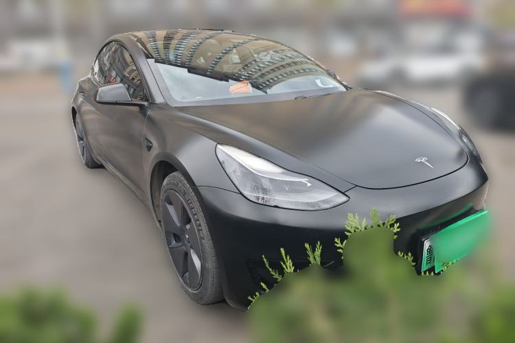 Used Tesla Model 3 2021 Standard Range Rear-Drive Upgraded Version Front Right 45 Deg