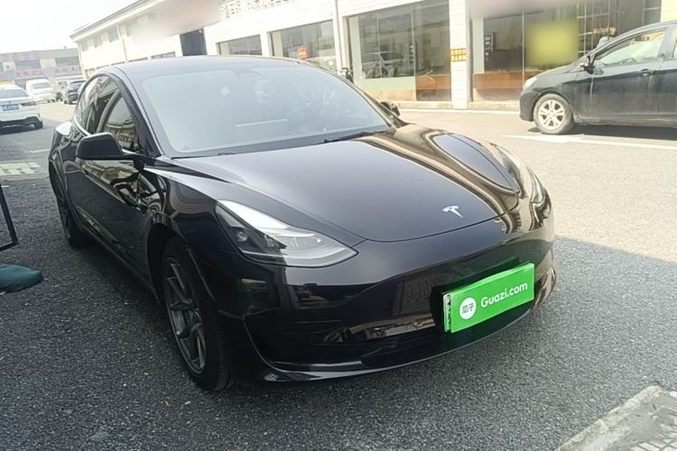 Used Tesla Model 3 2021 Standard Range Rear-Drive Upgraded Version Front Right 45 Deg