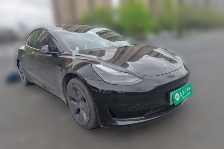 Used Tesla Model 3 2021 Revised Version Standard Range Rear-Wheel Drive Upgraded Edition 3D1 Front Right 45 Deg