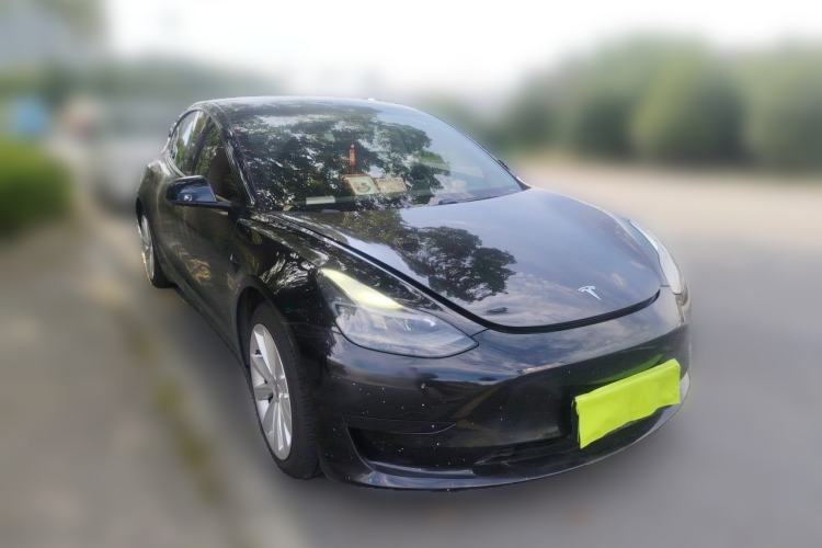 Used Tesla Model 3 2021 Standard Range Rear-Drive Upgraded Version Front Right 45 Deg