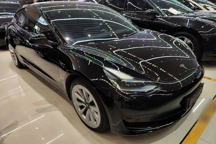 Used Tesla Model 3 2021 Standard Range Rear-Drive Upgraded Version Front Right 45 Deg