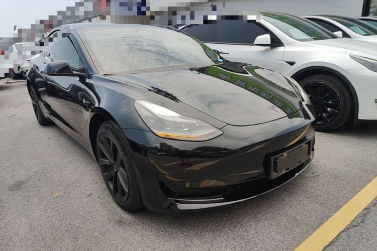 Used Tesla Model 3 2021 Standard Range Rear-Drive Upgraded Version Front Right 45 Deg