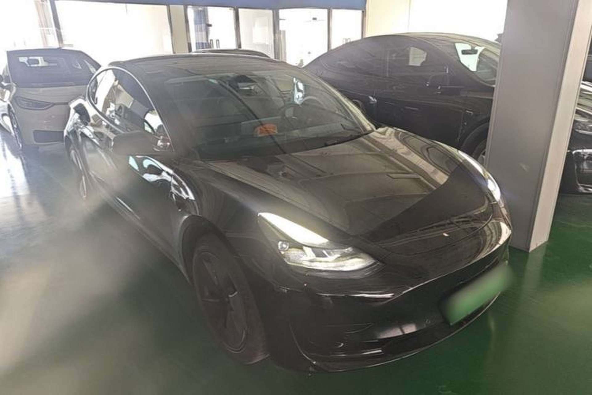 Used Tesla Model 3 2021 Standard Range Rear-Drive Upgraded Version Front Right 45 Deg