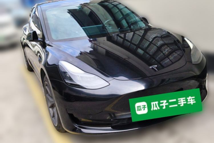 Used Tesla Model 3 2021 Standard Range Rear-Wheel Drive Upgraded Version 3D6 Front Right 45 Deg