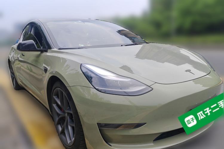Used Tesla Model 3 2021 Performance High-Performance All-Wheel-Drive Version 3D6 Front Right 45 Deg