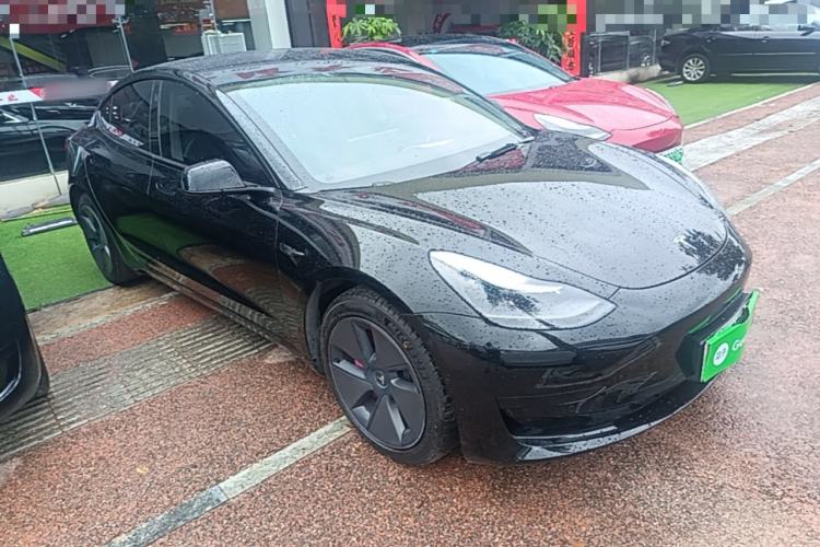 Used Tesla Model 3 2021 Standard Range Rear-Drive Upgraded Version Front Right 45 Deg