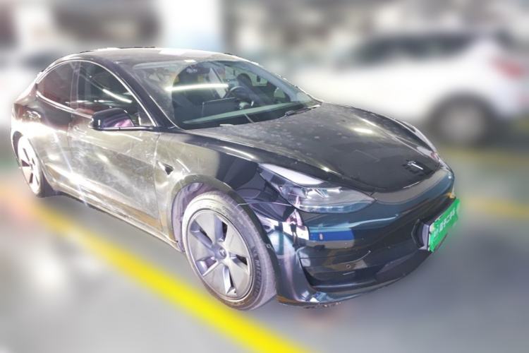 Used Tesla Model 3 2021 Standard Range Rear-Drive Upgraded Version Front Right 45 Deg