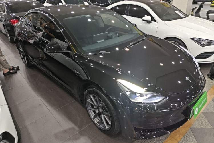 Used Tesla Model 3 2021 Standard Range Rear-Wheel Drive Upgraded Version 3D6 Front Right 45 Deg