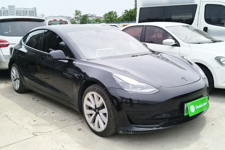 Used Tesla Model 3 2021 Standard Range Rear-Drive Upgraded Version Front Right 45 Deg