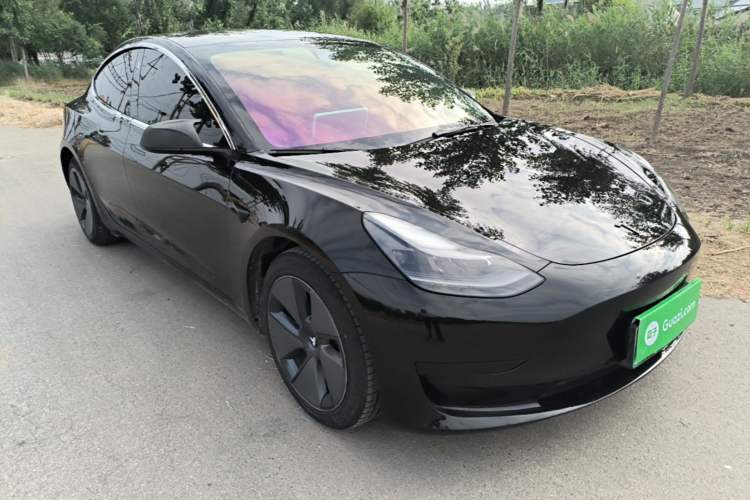 Used Tesla Model 3 2021 Standard Range Rear-Wheel Drive Upgraded Version 3D6 Front Right 45 Deg