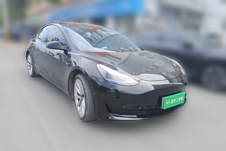 Used Tesla Model 3 2021 Standard Range Rear-Drive Upgraded Version Front Right 45 Deg